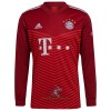 Officiële Voetbalshirt FC Bayern München Thuis 2021-22 Lange Mouw - Heren